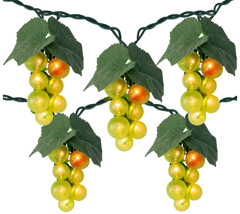 Northlight 5 Green Grape Cluster Patio String Lght Set - 6' — Main view