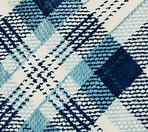 Berkshire Plaid Velvet Soft Bonded Dobby Coverlet Set - King — Main view