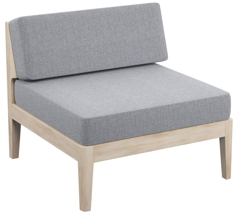 Linon Home Outdoor Gables Middle Chair with Cus hion — View 3