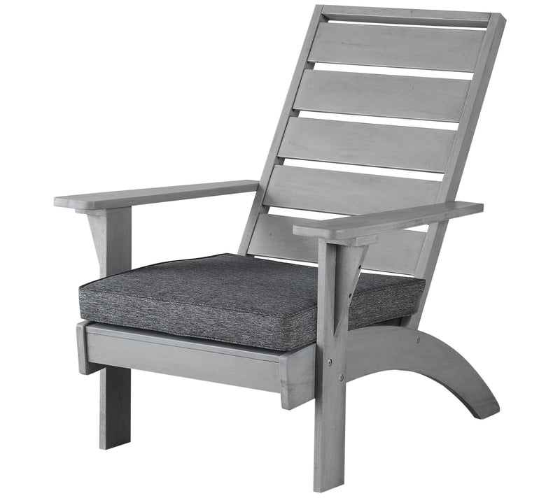 Linon Home Outdoor Riverdale Durable Chair withSeat Cushion — View 3