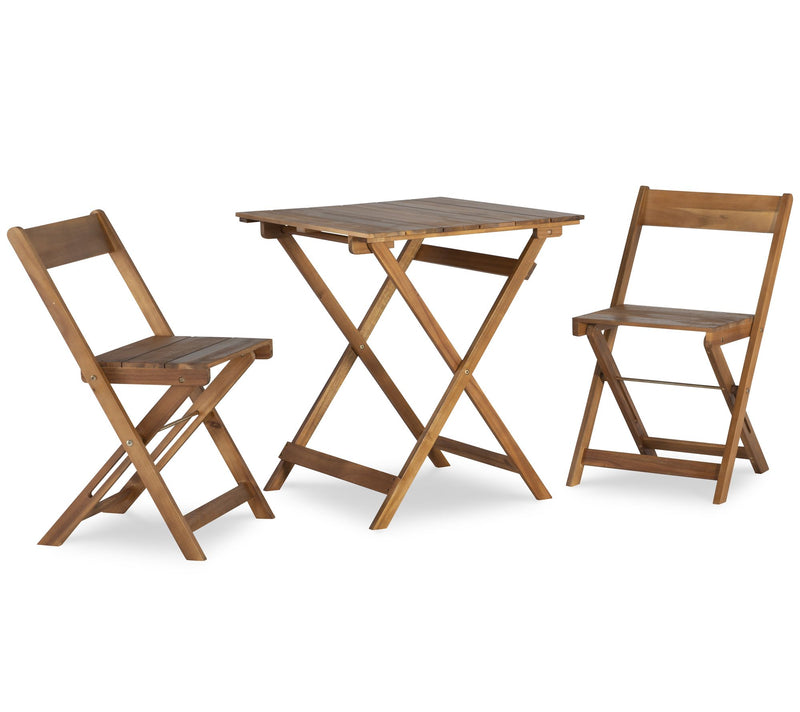 Linon Home Outdoor Riverdale Three Piece SquareTable Set — Main view