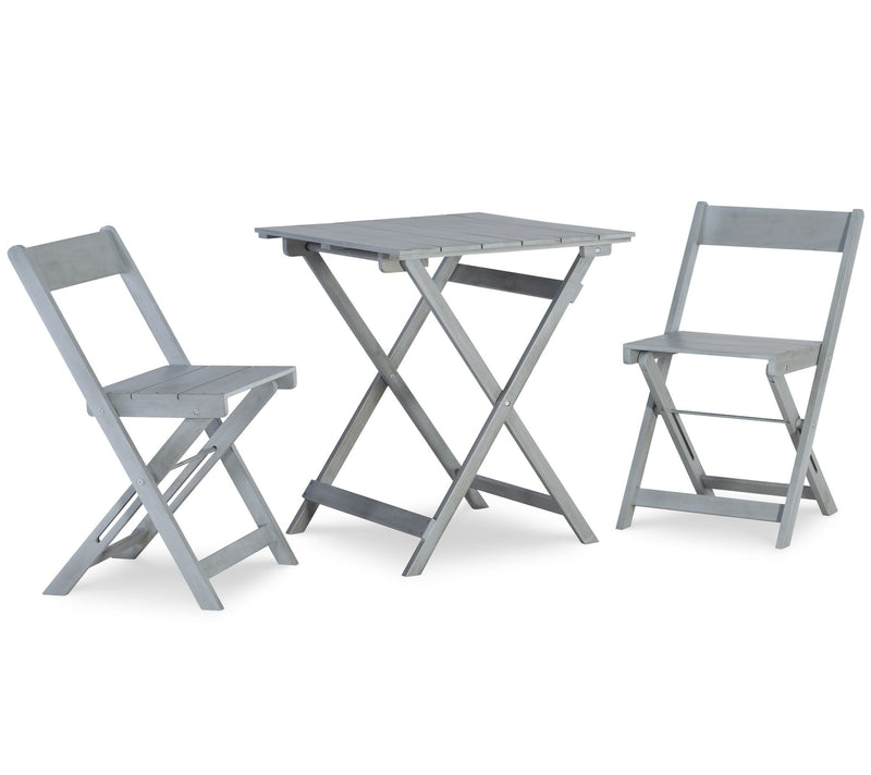 Linon Home Outdoor Riverdale Three-Piece Table& Chair Set — View 3