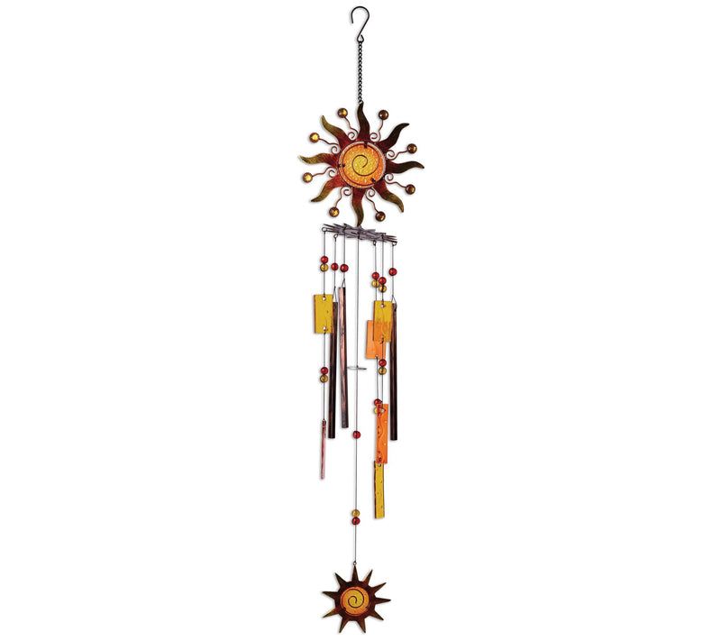SVD Celestial Spiral Sun Wind Chimes — Main view
