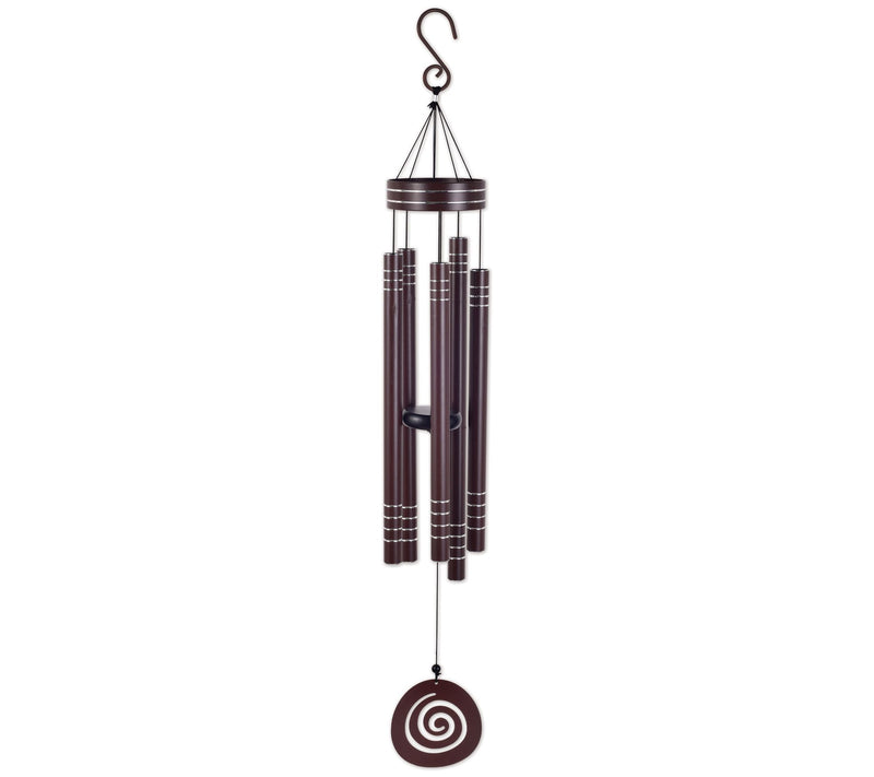 Susnset Vista Galaxy Brown Wind Chimes — View 3