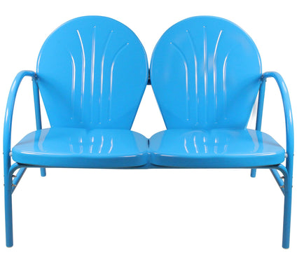 Northlight 47" Outdoor Retro Tulip Loveseat