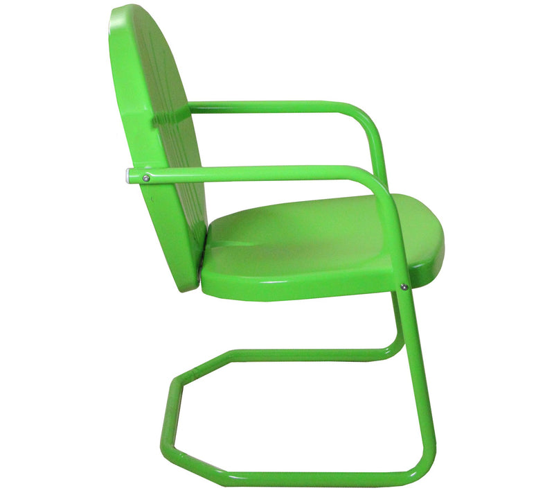 Northlight 34" Outdoor Retro Tulip Armchair — View 18