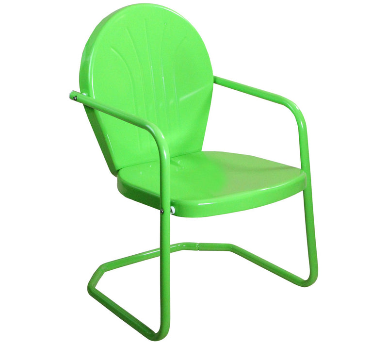 Northlight 34" Outdoor Retro Tulip Armchair — View 7
