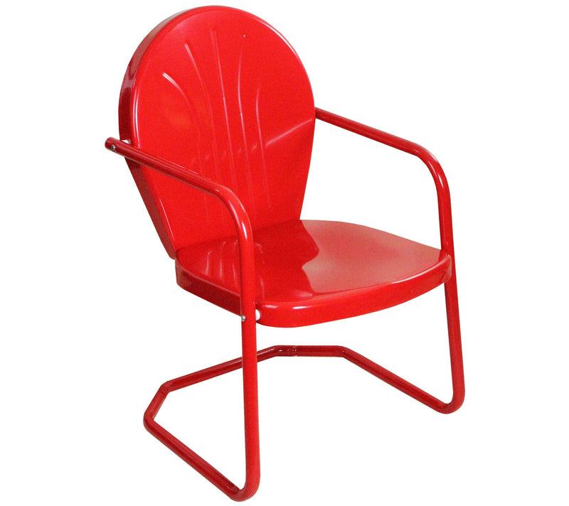 Northlight 34" Outdoor Retro Tulip Armchair — View 11