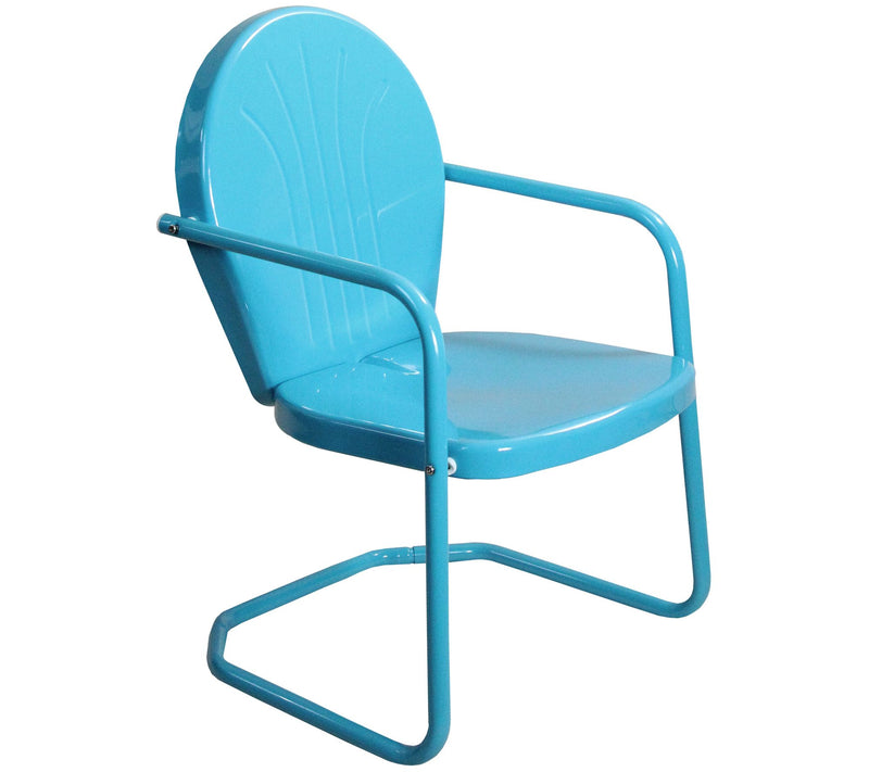Northlight 34" Outdoor Retro Tulip Armchair — View 13