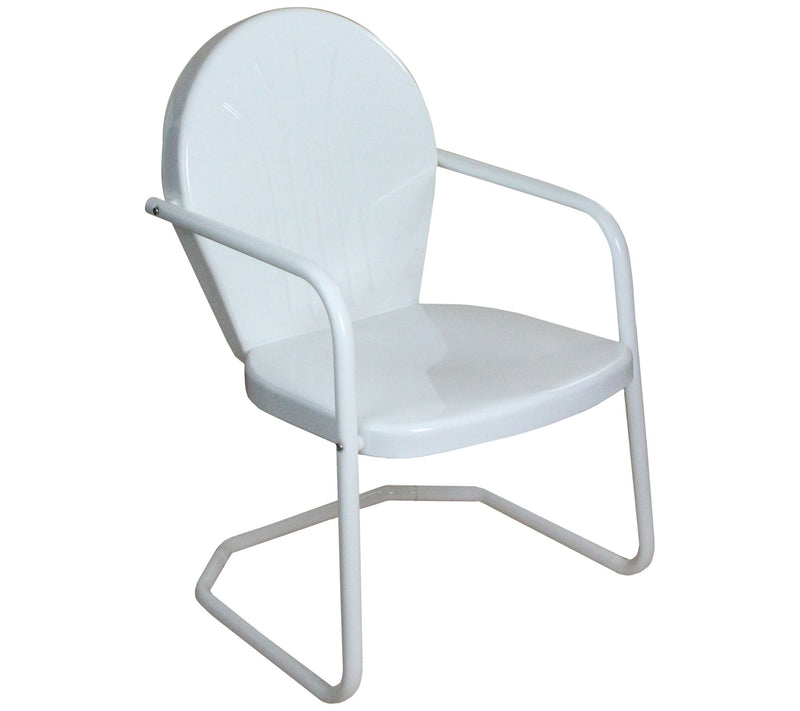 Northlight 34" Outdoor Retro Tulip Armchair — View 15