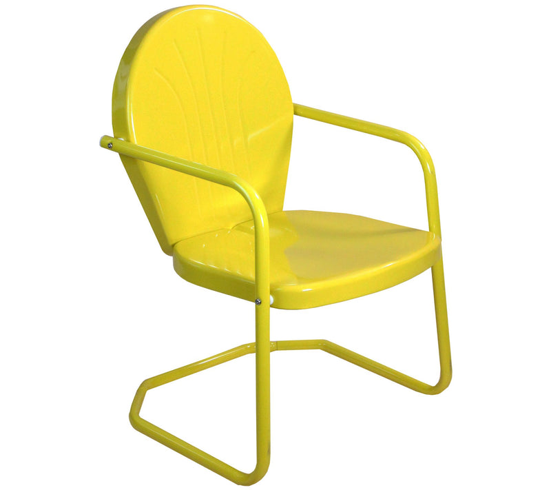 Northlight 34" Outdoor Retro Tulip Armchair — View 17
