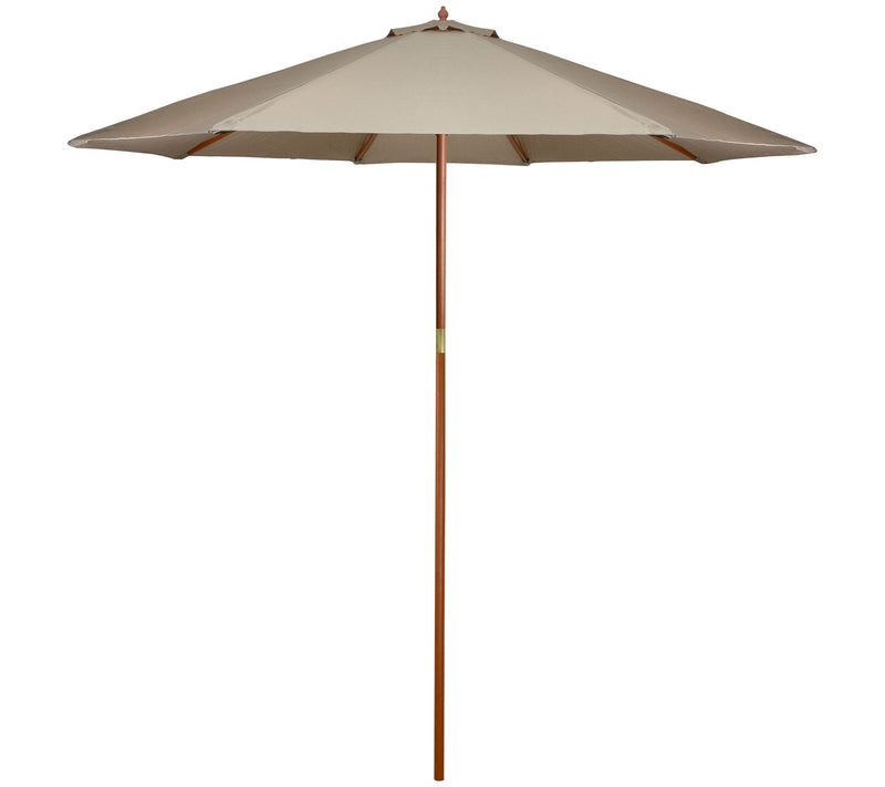 Northlight 9' Outdoor Patio Market Umbrella with Wood Pole — View 9
