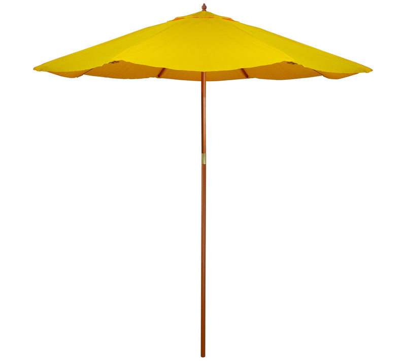 Northlight 9' Outdoor Patio Market Umbrella with Wood Pole — View 11