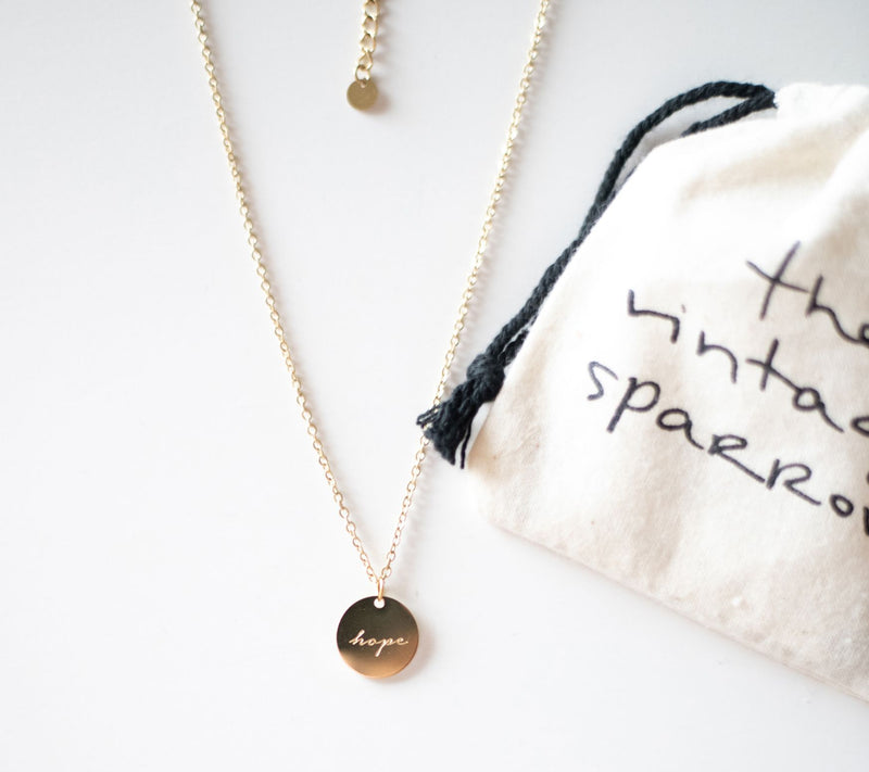 The Vintage Sparrow Hope 17" 14K Gold-Plated Pe ndant Necklace — View 4