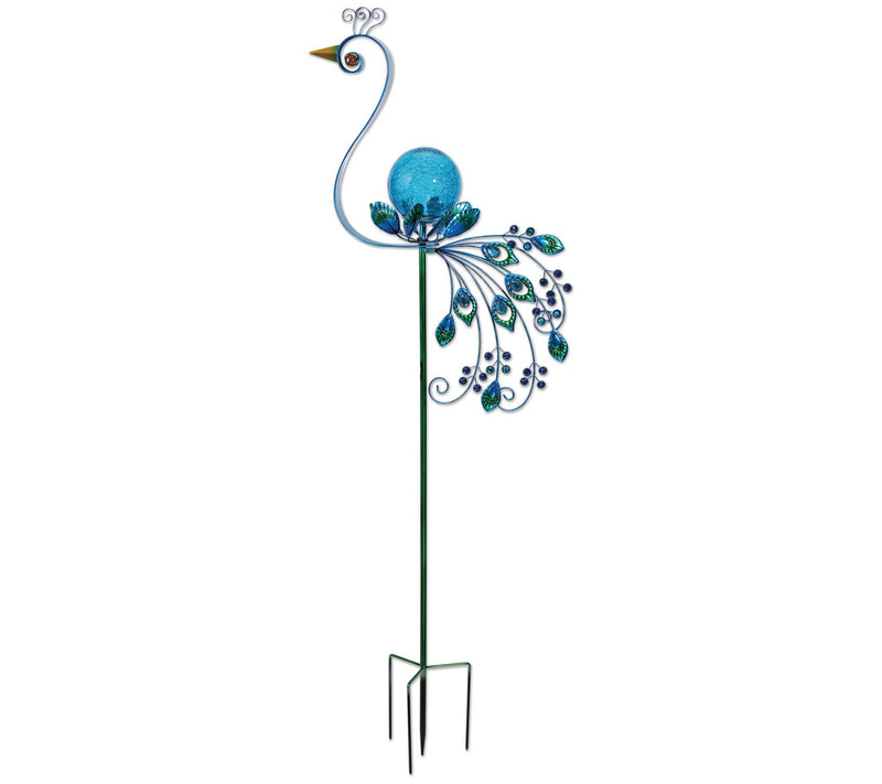 SVD 60.25" Solar Peacock Spinner Stake — Main view