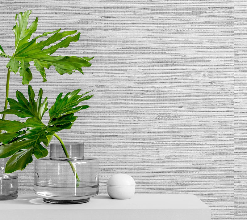 Stacy Garcia Home Grasscloth Peel-and-Stick Wallpaper Roll — View 7