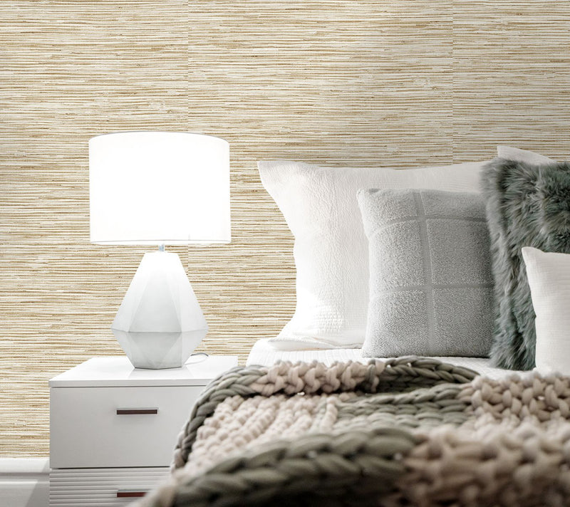 Stacy Garcia Home Grasscloth Peel-and-Stick Wallpaper Roll — View 9