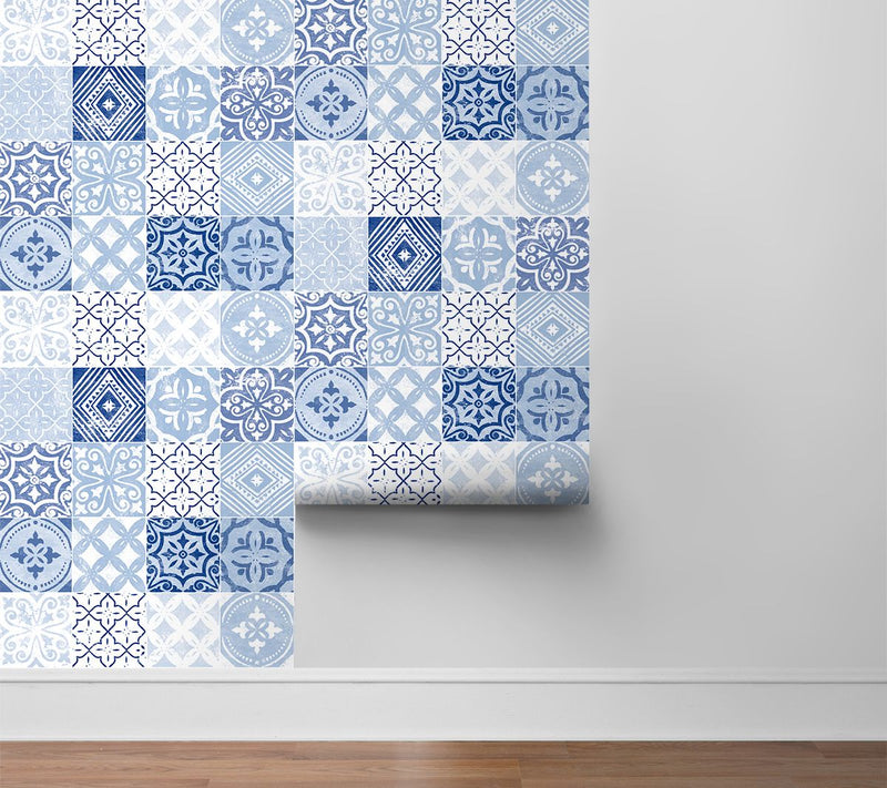 Stacy Garcia Home Tilework Peel-and-Stick Wallpaper Roll — View 8