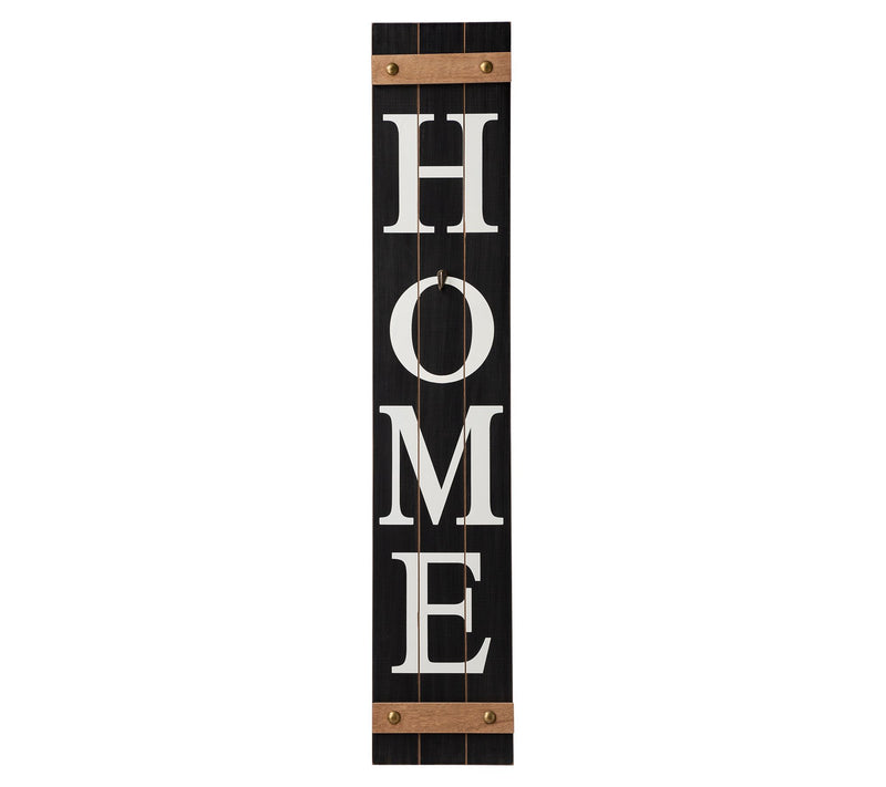 Glitzhome Home Sign with Spring, Fall, Holiday Wreaths — View 8