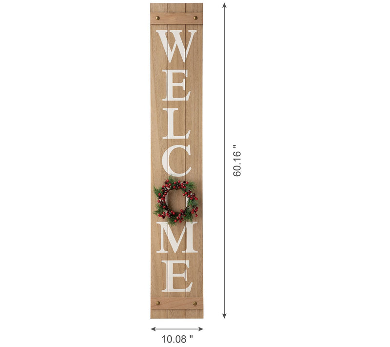 Glitzhome Welcome Patriotic, Spring, Fall, Holi day Wreath Sig — View 8