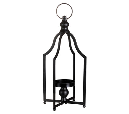 Glitzhome Modern Farmhouse Open Scroll LanternSmall