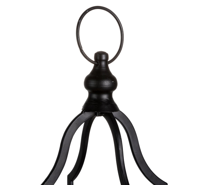 Glitzhome Modern Farmhouse Open Scroll LanternSmall — View 2