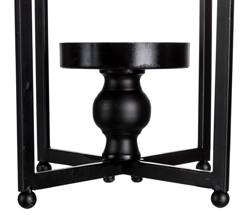 Glitzhome Modern Farmhouse Open Scroll LanternSmall — View 3