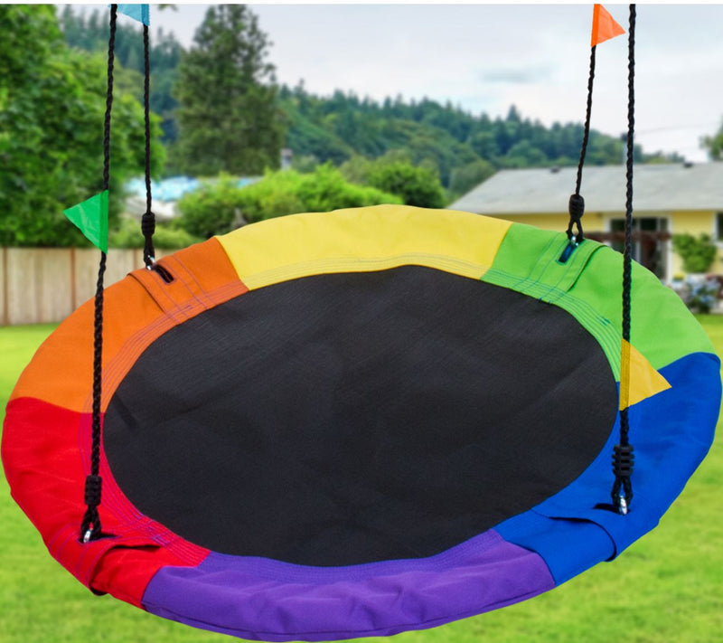 Sorbus Saucer Tree Swing in Elite Rainbow  40 — View 5