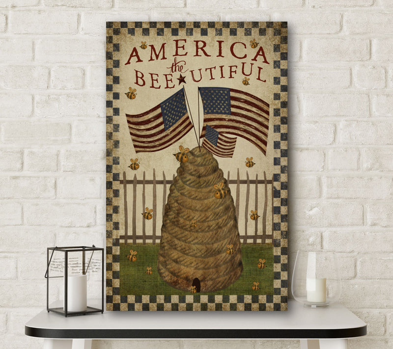 Courtside Market America The Beautiful 12" x 18" Canvas — View 4