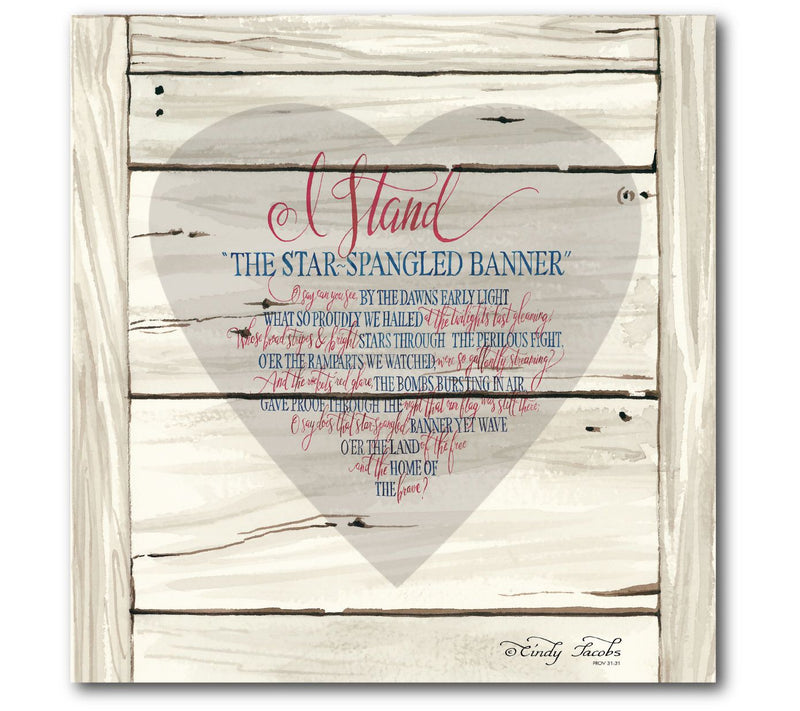 Courtside Market Star-Spangled Banner 16" x 16"Canvas — Main view