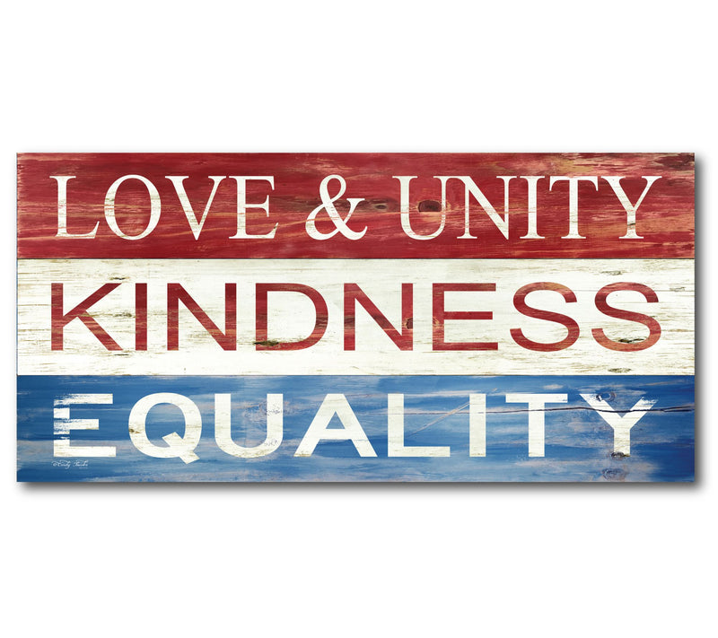 Courtside Market Love and Unity 24" x 48" Canvas — View 3