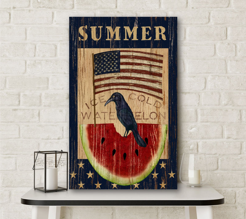 Courtside Market Summer Watermelon 12" x 18" Canvas — View 7