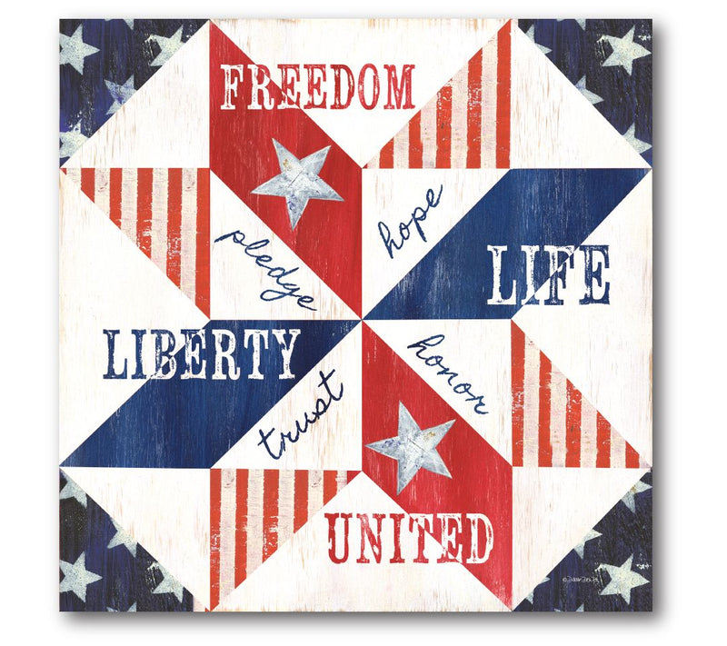 Courtside Market Patriotic 24" x 24" Canvas — Main view