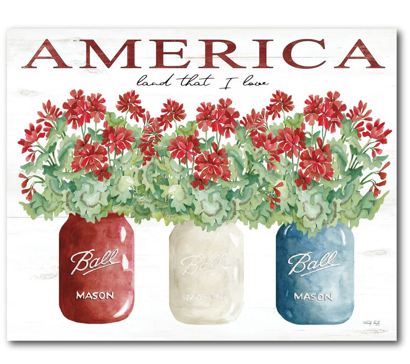 Courtside Market America 18" x 26" Canvas — Main view