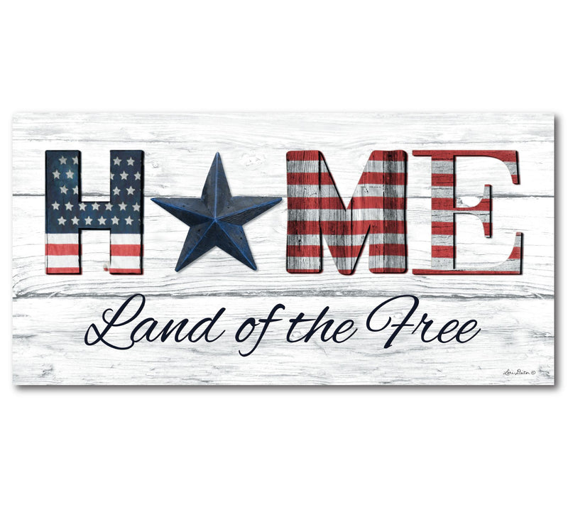 Courtside Market Land of the Free 24" x 48" Canvas — View 3