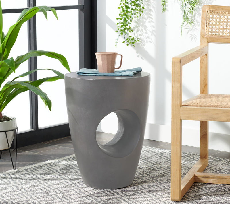 Safavieh Aishi Modern Concrete Round Table — View 6