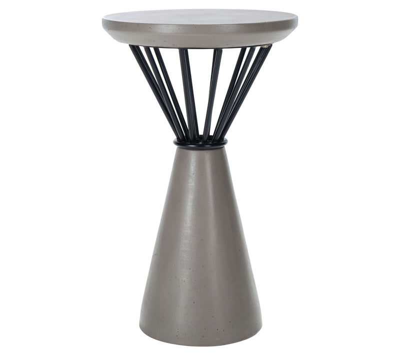 Safavieh Akiko Concrete Accent Table — View 3