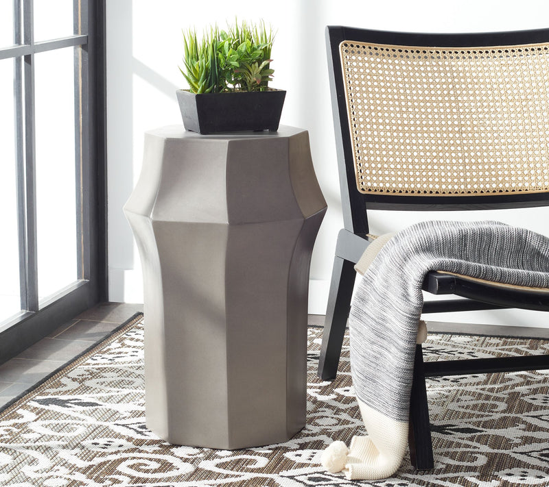 Safavieh Klaudia Concrete Accent Table — View 6