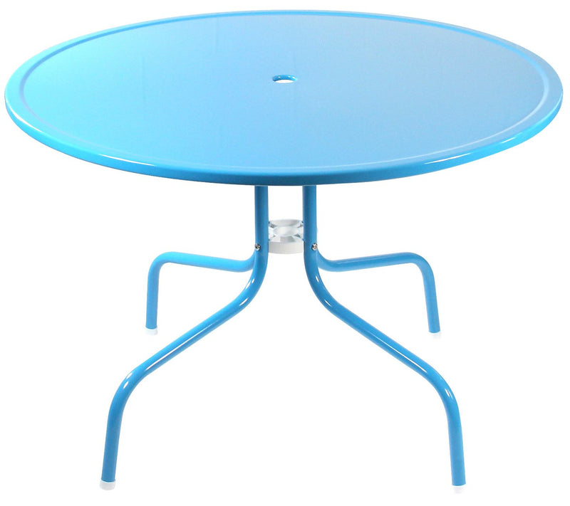 Northlight 39.25" Retro Metal Tulip Dining Table — Main view