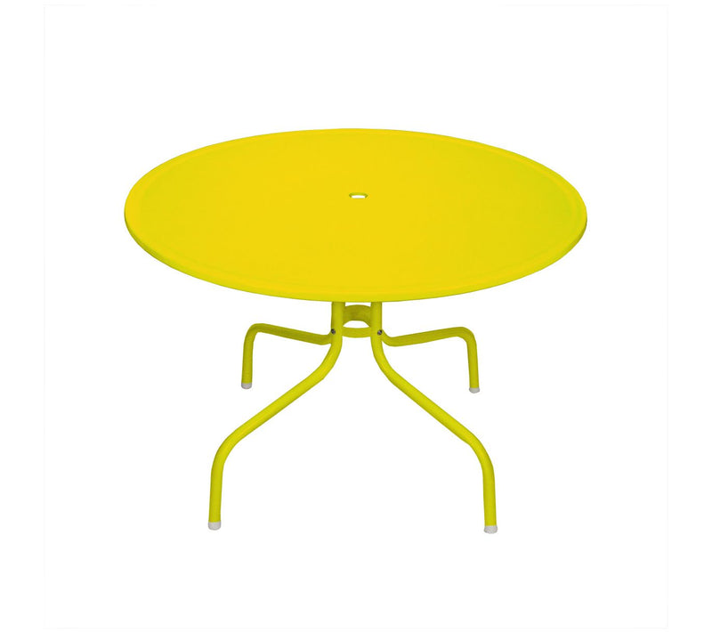 Northlight 39.25" Retro Metal Tulip Dining Table — View 7