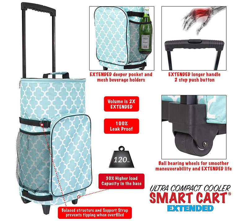 dbest products Ultra Compact Cooler Smart Cart Extended — View 6