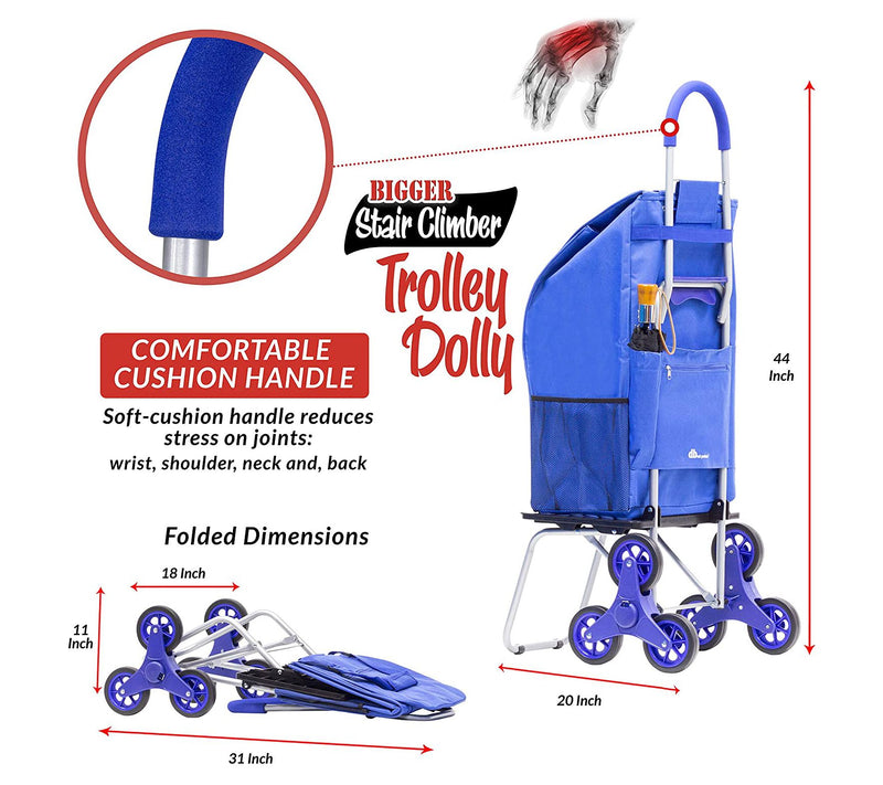dbest products Stair Climber Bigger Trolley Dolly — View 17
