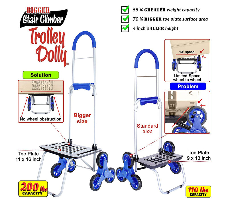 dbest products Stair Climber Bigger Trolley Dolly — View 15