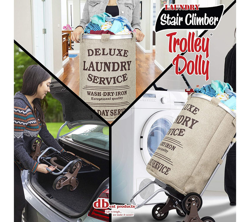 dbest products Stair Climber Laundry Trolley Dolly — View 9
