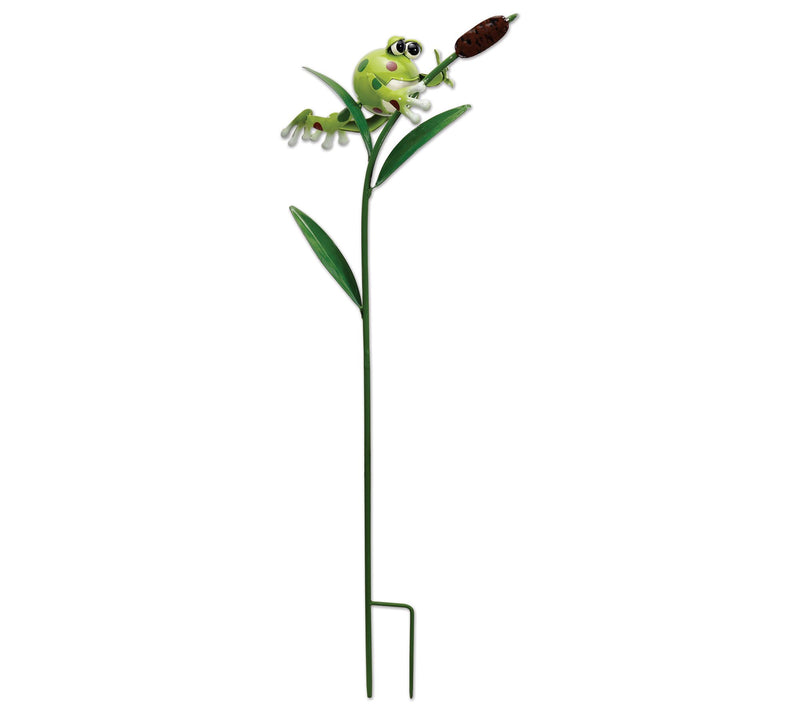 Sunset Vista Frogger Stake — Main view