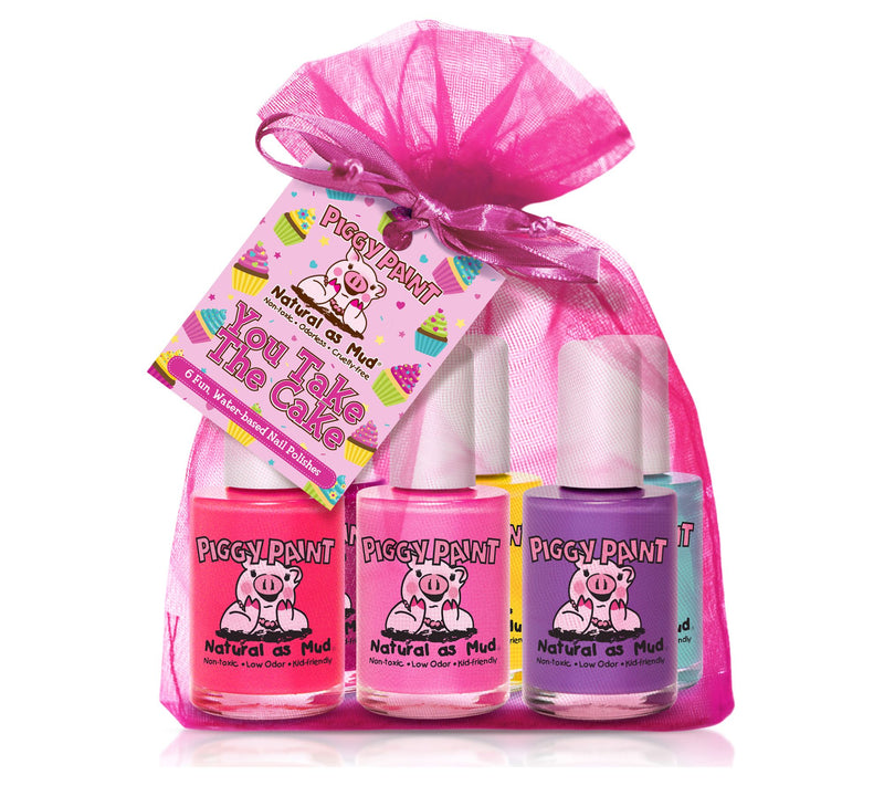 Piggy Paint 6-pc Nail Polish Take the Cake Set — Main view