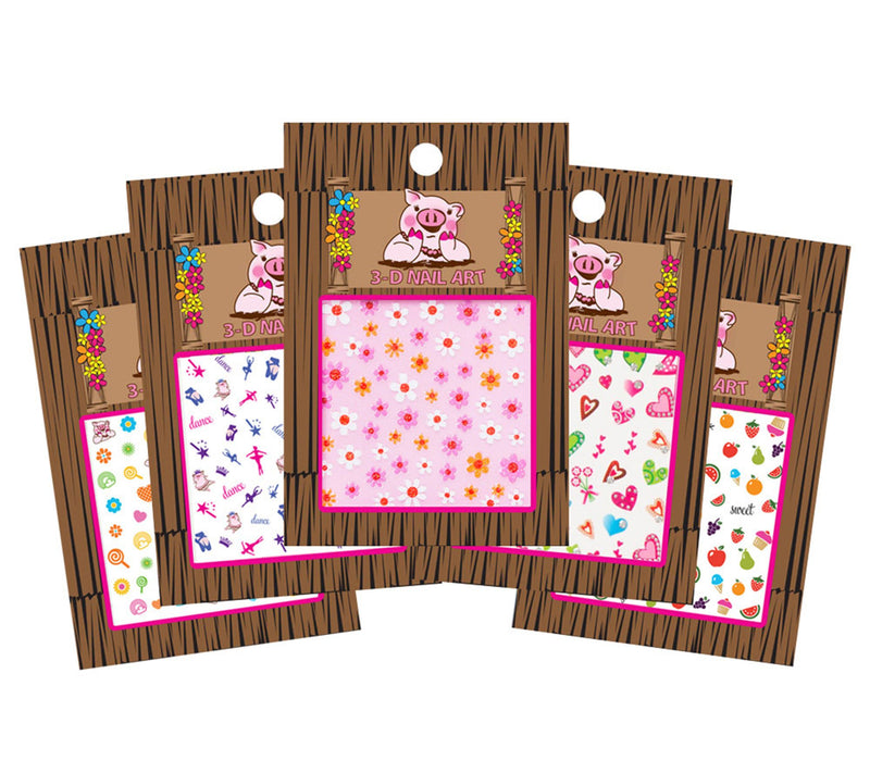 Piggy Paint Nail Art Party Pack — Main view