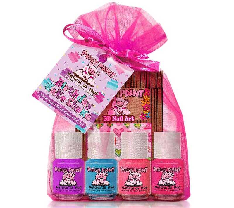 Piggy Paint Girls' Nail Polish 4-pc Set — Main view