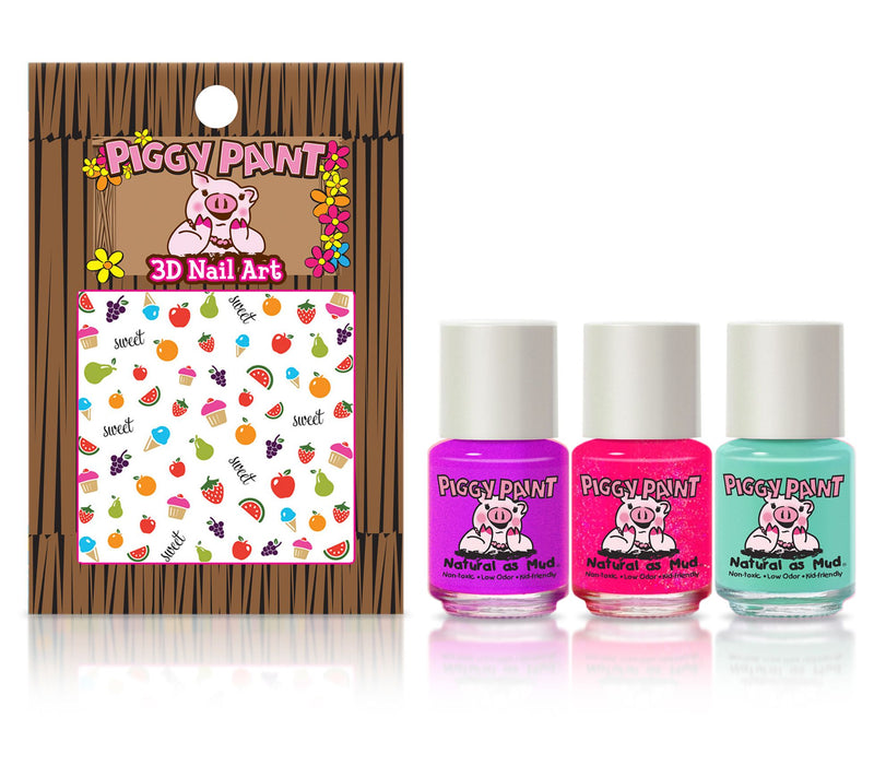 Piggy Paint Happy Hands Kids' Nail Polish Set 3 -Pack — View 3