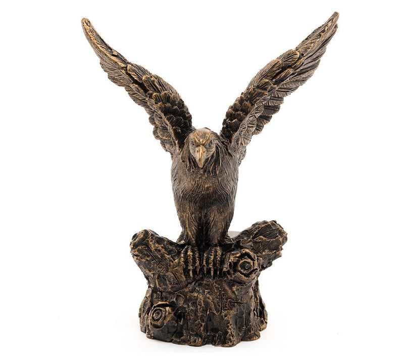 Potty Feet Antique Bronze American Bald Eagle ( Set of 3) — View 3